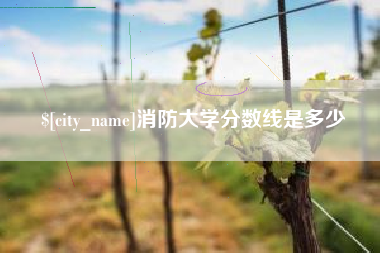 蚌埠消防大学分数线是多少