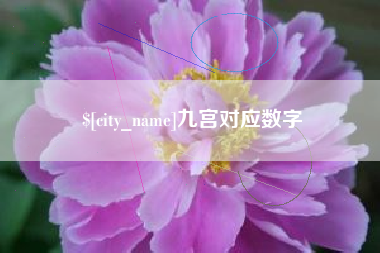 蚌埠九宫对应数字