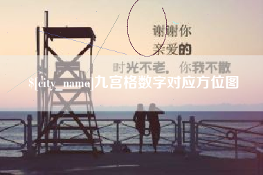 蚌埠九宫格数字对应方位图