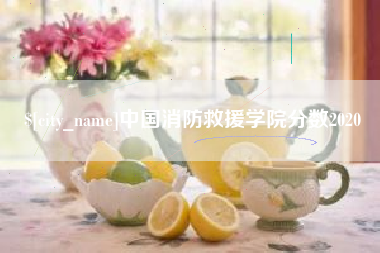 蚌埠中国消防救援学院分数2020
