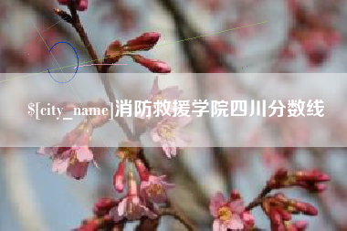 蚌埠消防救援学院四川分数线