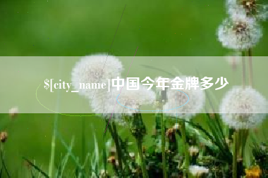 蚌埠中国今年金牌多少