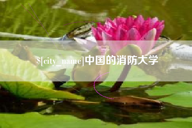蚌埠中国的消防大学