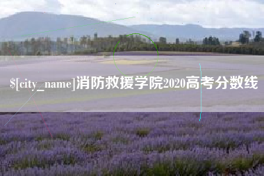 蚌埠消防救援学院2020高考分数线