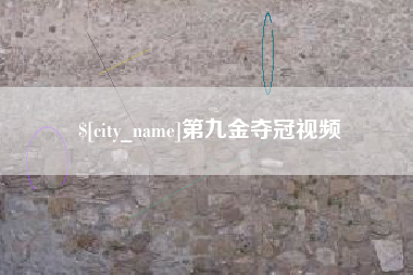 蚌埠第九金夺冠视频
