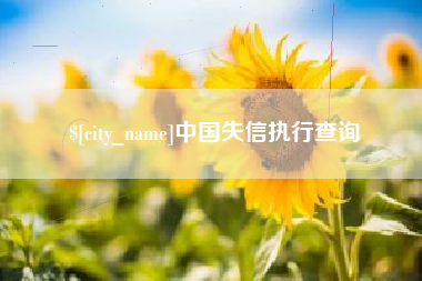 蚌埠中国失信执行查询