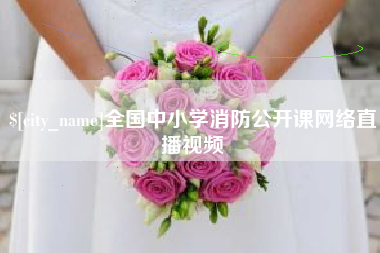 蚌埠全国中小学消防公开课网络直播视频