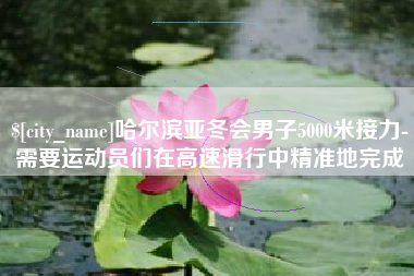 蚌埠哈尔滨亚冬会男子5000米接力-需要运动员们在高速滑行中精准地完成