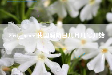 蚌埠我国消防日几月几号开始