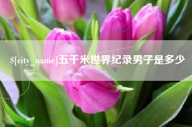 蚌埠五千米世界纪录男子是多少