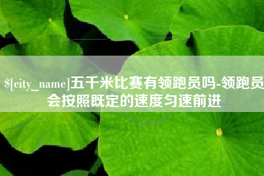 蚌埠五千米比赛有领跑员吗-领跑员会按照既定的速度匀速前进