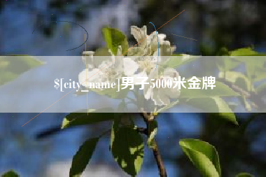 蚌埠男子5000米金牌