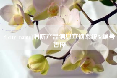 蚌埠消防产品信息查询系统3c编号暂停