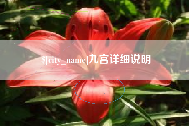 蚌埠九宫详细说明