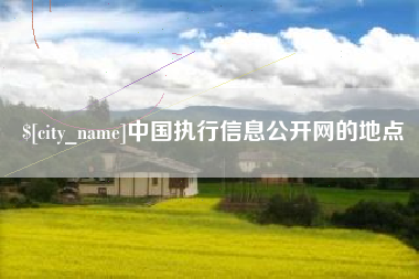 蚌埠中国执行信息公开网的地点