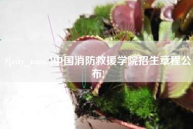 蚌埠中国消防救援学院招生章程公布!