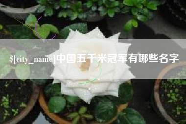 蚌埠中国五千米冠军有哪些名字